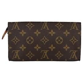 Louis Vuitton-LOUIS VUITTON Monogram Bucket GM Pouch Accessory Pouch Vintage LV Auth 107086-Monogram