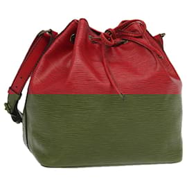 Louis Vuitton-LOUIS VUITTON Epi Petit Noe Shoulder Bag Red M44107 LV Auth yk15483-Red