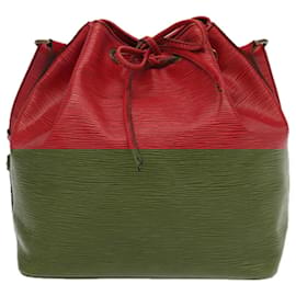 Louis Vuitton-LOUIS VUITTON Epi Petit Noe Shoulder Bag Red M44107 LV Auth yk15483-Red