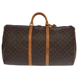 Louis Vuitton-LOUIS VUITTON Monogram Keepall 60 Boston Bag M41422 LV Auth 104892-Monogram