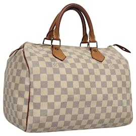 Louis Vuitton-LOUIS VUITTON Damier Azur Speedy Bandouliere 30 Hand Bag 2way N41052 Auth EC806-Other