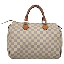 Louis Vuitton-LOUIS VUITTON Damier Azur Speedy Bandouliere 30 Hand Bag 2way N41052 Auth EC806-Other