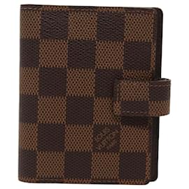 Louis Vuitton-LOUIS VUITTON Damier Ebene Agenda Mini Day Planner Cover R20705 LV Auth ac3381-Other