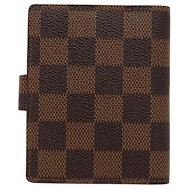 Louis Vuitton-LOUIS VUITTON Damier Ebene Agenda Mini Day Planner Cover R20705 LV Auth ac3381-Other