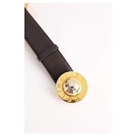Céline-Leather belt-Brown
