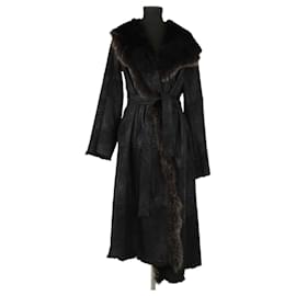 Yves Salomon-Fur coat-Black