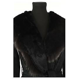 Yves Salomon-Fur coat-Black