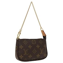 Louis Vuitton-LOUIS VUITTON Monogram Mini Pochette Accessoires Pouch M58009 LV Auth ac3380-Monogram