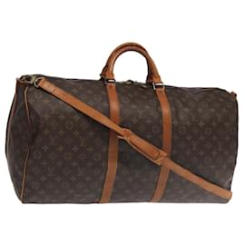 Louis Vuitton-LOUIS VUITTON Monogram Keepall Bandouliere 60 Boston Bag M41412 LV Auth 103914-Monogram