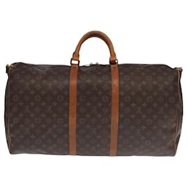 Louis Vuitton-LOUIS VUITTON Monogram Keepall Bandouliere 60 Boston Bag M41412 LV Auth 103914-Monogram
