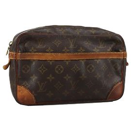 LOUIS VUITTON Clutch Compiegne 28 M51845 LV Auth ti2613 Monograma