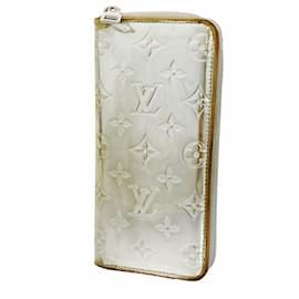 Louis Vuitton-Louis Vuitton Long Wallet Monogram Mirror Zippy Vertical M80808-Silvery