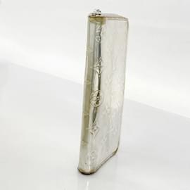 Louis Vuitton-Louis Vuitton Long Wallet Monogram Mirror Zippy Vertical M80808-Silvery