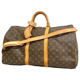 Louis Vuitton-Louis Vuitton Monogram Keepall Bandouliere 50-Brown