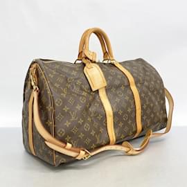 Louis Vuitton-Louis Vuitton Monogram Keepall Bandouliere 50-Brown