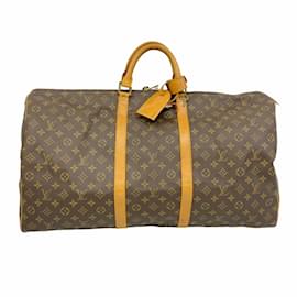 Louis Vuitton-Louis Vuitton Boston Bag Monogram Keepall 60-Brown