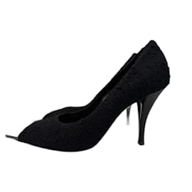 Saint Laurent-Saint Laurent Vesper 90 Tweed Black Size 37-Black