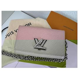 Louis Vuitton-Louis Vuitton Twist Rose Ballerine Epi Leather-Pink,Silver hardware