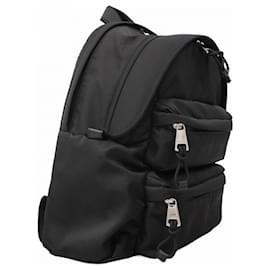 Gucci-Gucci Black Nylon Backpack-Black