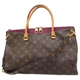 Louis Vuitton-Louis Vuitton Monogram Pallas Handbag-Brown,Other