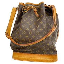Louis Vuitton-Louis Vuitton Monogram Noe M42224 Shoulder Bag-Brown