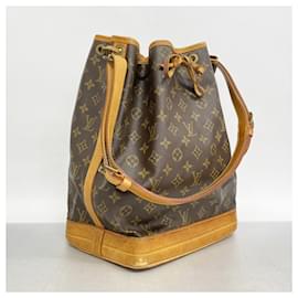Louis Vuitton-Louis Vuitton Monogram Noe M42224 Shoulder Bag-Brown