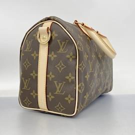 Louis Vuitton-Louis Vuitton Monogram Speedy Bandouliere 25 Handbag-Brown