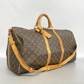 Louis Vuitton-Louis Vuitton Monogram Keepall Bandouliere 55-Brown