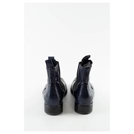 Autre Marque-Leather boots-Blue