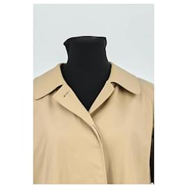 Burberry-Cotton trench coat-Beige
