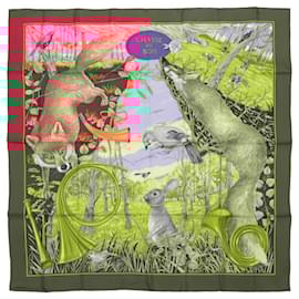 Hermès-Hermès Carré 90 "CHASSE au BOIS" 100% Silk Scarf-Multiple colors
