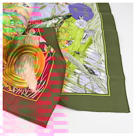 Hermès-Hermès Carré 90 "CHASSE au BOIS" 100% Silk Scarf-Multiple colors