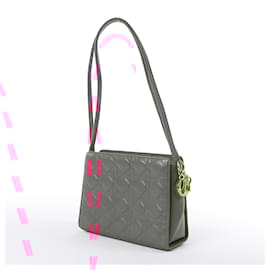 Dior-Christian Dior Vintage Cannage Leather Shoulder Bag in Pink-Pink