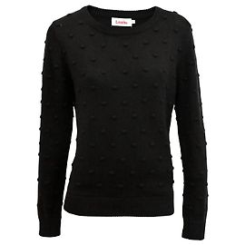 Autre Marque Louche Bubble-Strickpullover aus Viskose und Baumwolle in Schwarz Größe L XL Schwarz