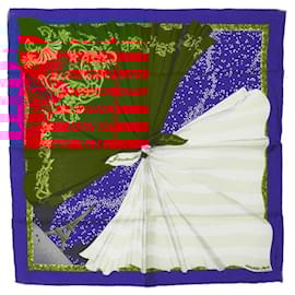 Hermès-Hermes Silk Scarf Souvenirs de Paris-Multiple colors