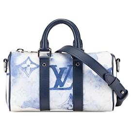 Louis Vuitton-Louis Vuitton Monogram Watercolor Keepall XS Bag-White
