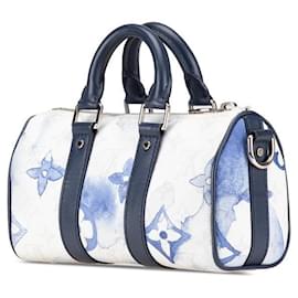 Louis Vuitton-Louis Vuitton Monogram Watercolor Keepall XS Bag-White
