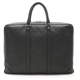 Louis Vuitton-Louis Vuitton Damier Infini Briefcase Onyx N41146-Black