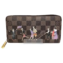 Louis Vuitton-Louis Vuitton Damier Zippy Wallet N63004-Brown