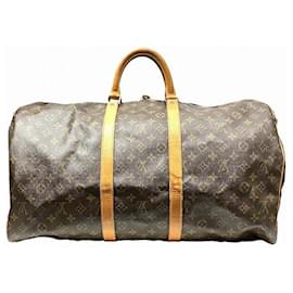 Louis Vuitton-Louis Vuitton Monogram Keepall 55 Bandouliere Bag-Brown