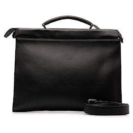 Fendi-Fendi Peekaboo Monster Handbag 7VA406-Black