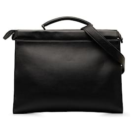 Fendi-Fendi Peekaboo Monster Handbag 7VA406-Black
