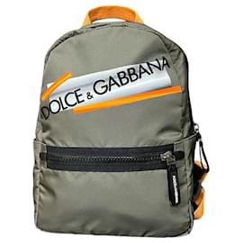 Dolce & Gabbana-Dolce & Gabbana Kids Nylon Backpack-Green