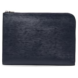 Louis Vuitton-Bolsa de mão Louis Vuitton Epi Pochette Jour GM M64154-Azul