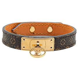 Louis Vuitton-Louis Vuitton Monogram Bracelet M4150 Brown-Brown