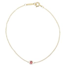 Tiffany & Co-Pulseira de rubi Tiffany & Co K18YG-Dourado,Metálico