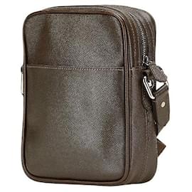 Loewe-Louis Vuitton Dimitri Leather Shoulder Bag M32468-Brown