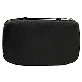 Louis Vuitton-Louis Vuitton Taiga Organizer Atoll Leather Long Wallet M30652-Black