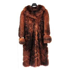 Dior-DIOR Coats T.International S Fur-Brown