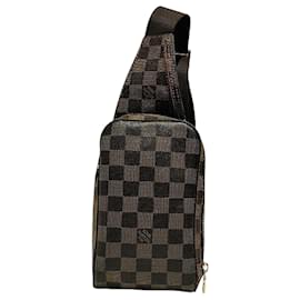 Louis Vuitton-Louis Vuitton Damier Geronimos Crossbody Bag N51994-Brown